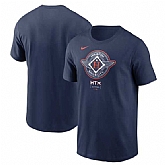 Men's Houston Astros Navy 2025 City Connect Logo T-Shirt,baseball caps,new era cap wholesale,wholesale hats